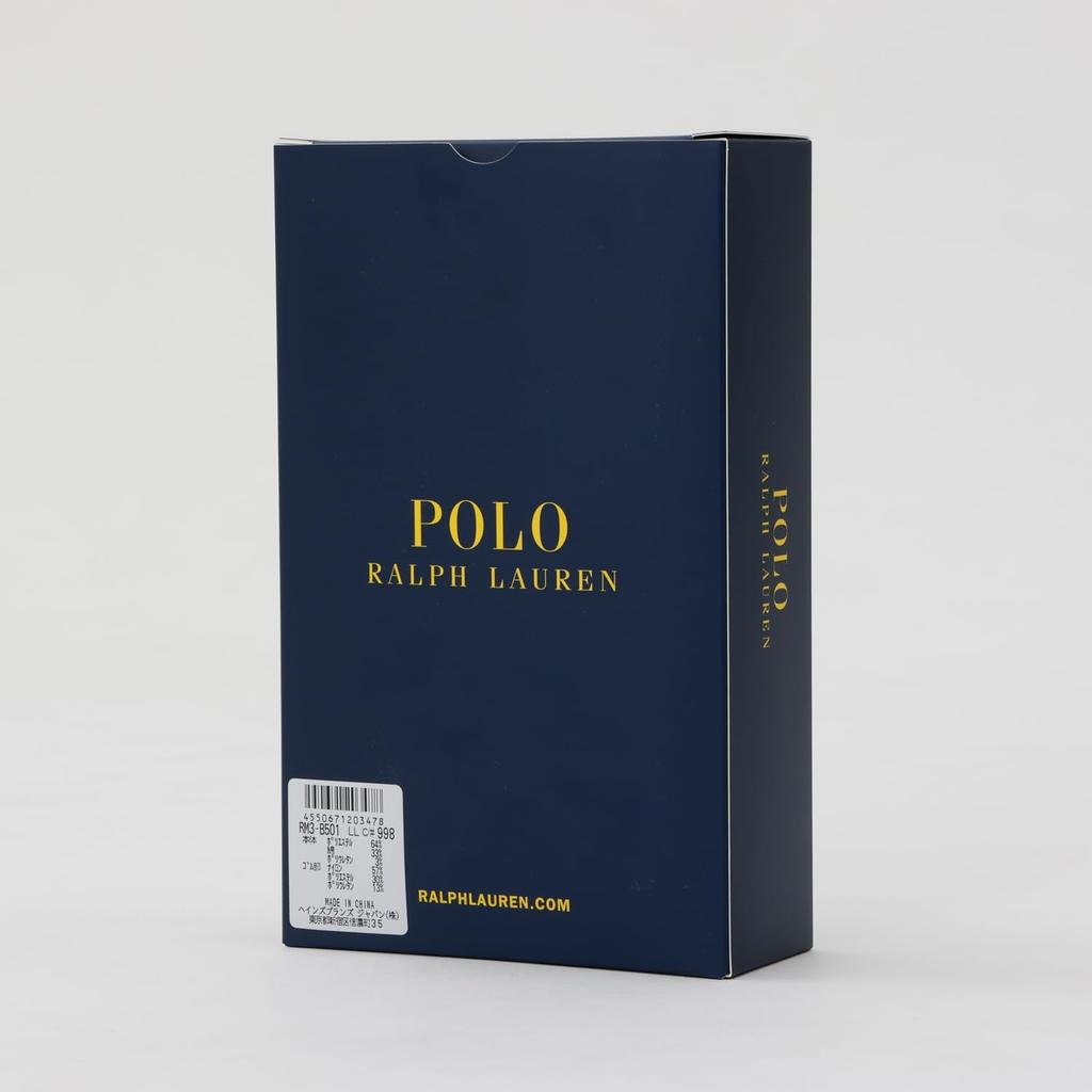 [POLO RALPH LAUREN] 3-Pack Boxer Briefs, Plain, One-Point Logo, RM3-B501-998-L