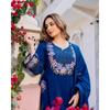 Women Aline Embroidery Kurti Pant Dupatta Set Pakistani Party Wear Top Kurta Set