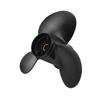 3 Blades Boat Motor Propeller 10 Splines Teeth Right Rotation 10in Pitch Replacement for SUZUKI 8‑20HP Outboard Engines