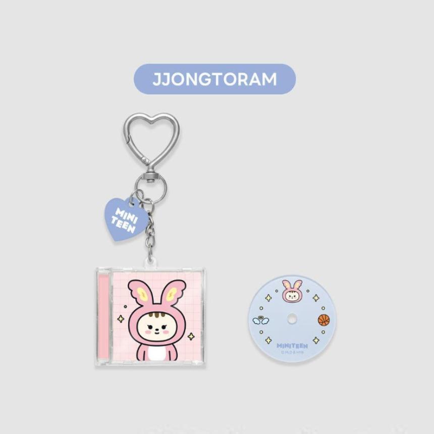 MINITEEN MINI PORTACHIAVI CD SEVENTEEN MERCHANDISE, Ufficiale, Originale, Autentico, KPOP
