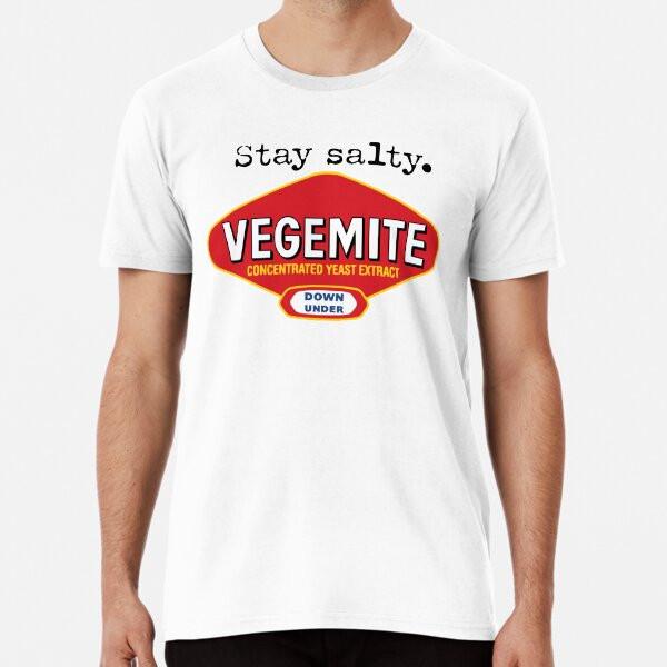 Stay Salty Vegemite Premium T-Shirt S To 5XL Made In the AU/USA T-Shirt