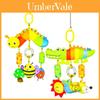 Baby Colorful Animal Car Hanging Toy Plush Rattle For Newborns And Infants