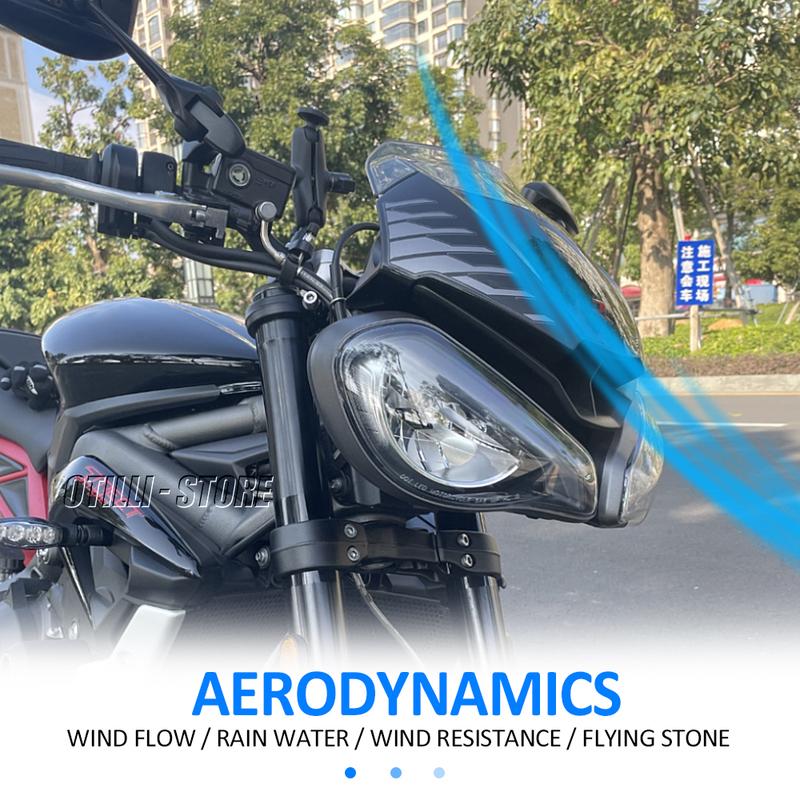 2020 2021 2022 765 RS R S Motorcycle Windshield Windscreen Athletic Wind Deflector For Street Triple 765S 765RS 765R S660 S 660
