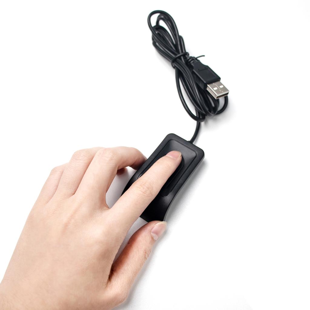 Fingerprint Reader, USB Biometric Fingerprint Login Scanner Portable Windows Hello for Computer PC Laptop