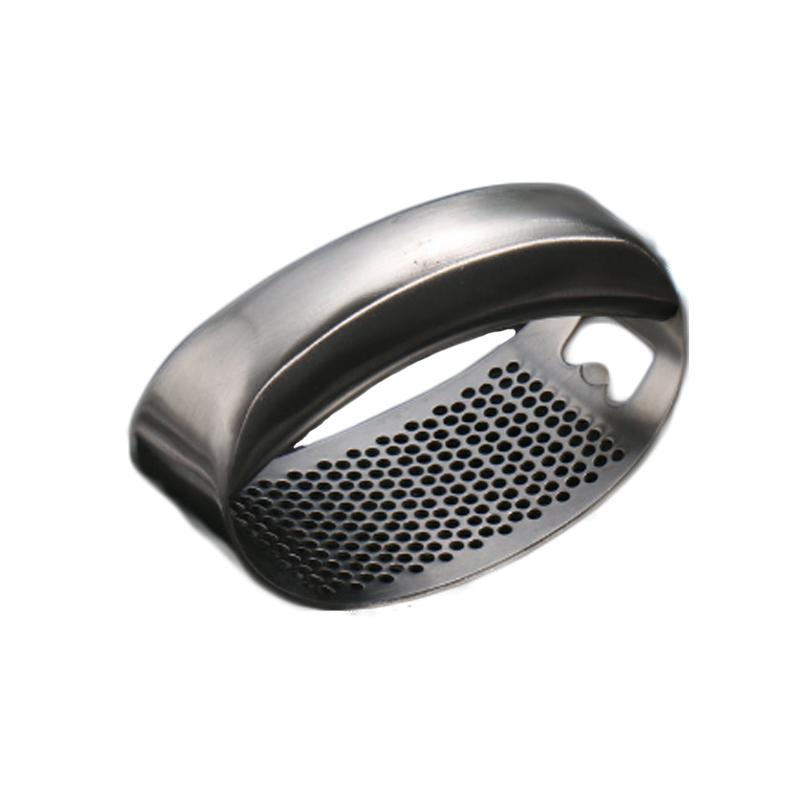 

1 pcs 304 Stainless Steel Garlic Press Household Garlic Masher Kitchen Garlic Grinder Garlic Press Kitchen Accessories Tool