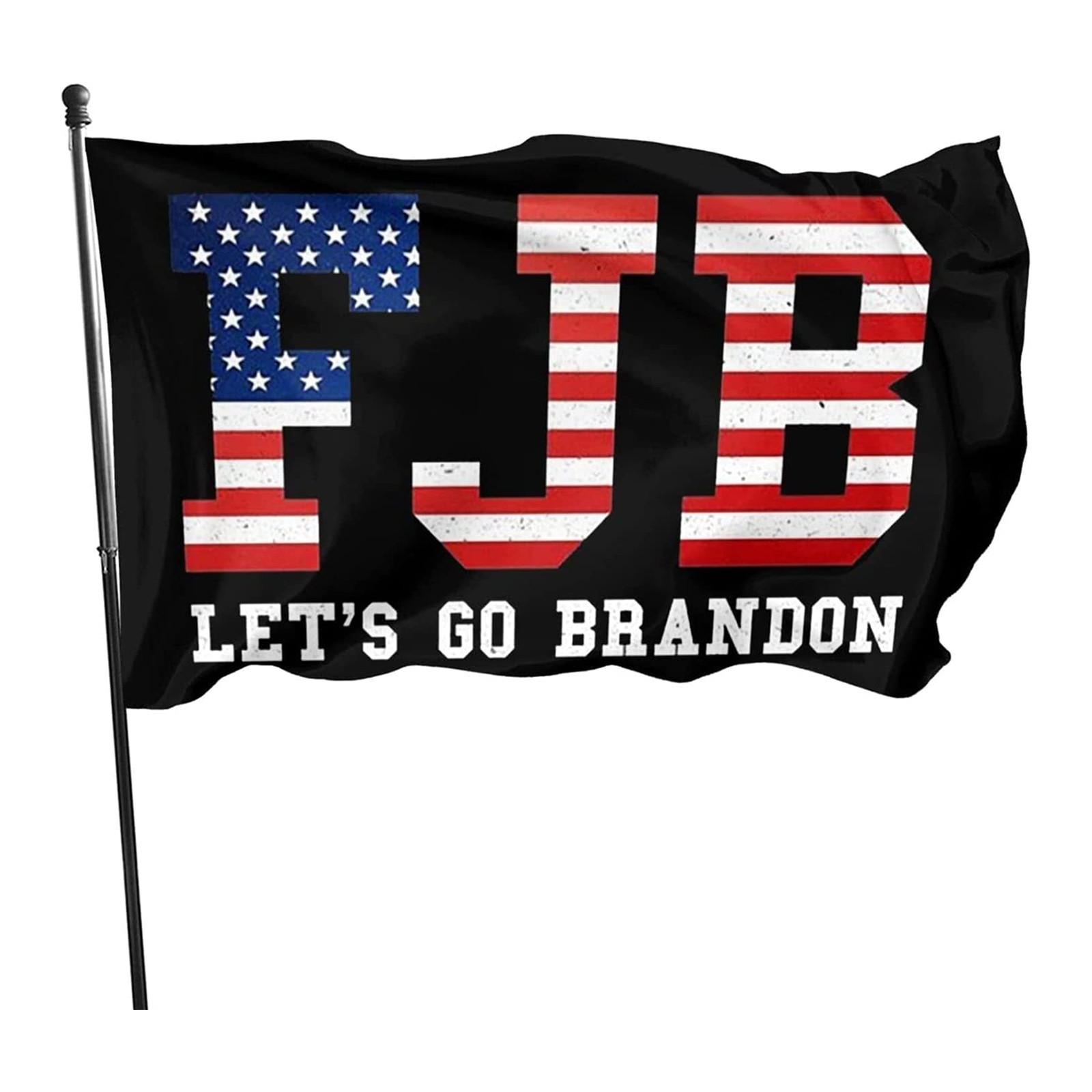 

LET S BRANDON Flag 90*150cm Outdoor Banner Interior Decoration