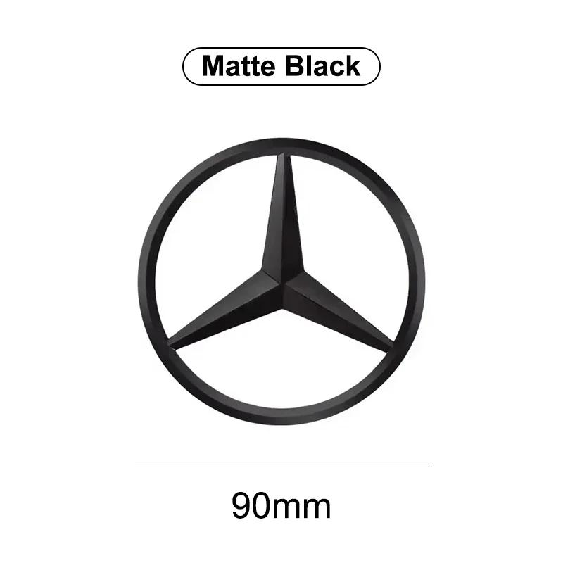 Car Front Hood Back Trunk 3D Emblem Decoration Logo Stickers For Mercedes Benz AMG GLE GLS CLA CLE GLC CLS GLA W223 W213 W206 AD1