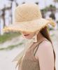 Hwaiteusaenjeu Strap Raffia Hat Diane (4 Colors)