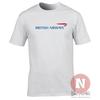 British Airways Logo T-Shirt Flugzeugbeobachter Fluggesellschaftspersonal Flughäfen Reise T-Shirt