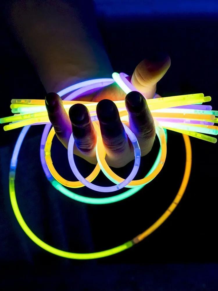Bucket Of Light Sticks, Flash Sticks, Glow Sticks, Night Light, Concert Evening Party Light Sticks 1ml