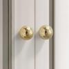 Brass Ball Furniture Pull Handles Hand-Forged Hammer Cabinet Handles Door Drawer Knob Kitchen Wardrobe Cupboard Pulls