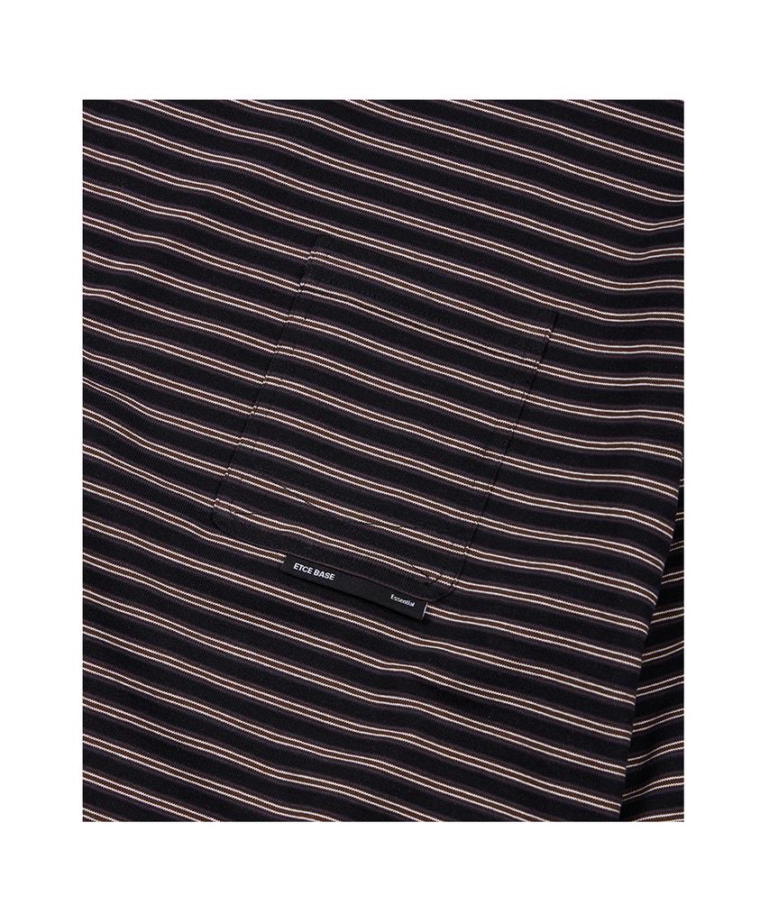 ETCE (Base) Stripe Pocket Long Sleeve (Navy)