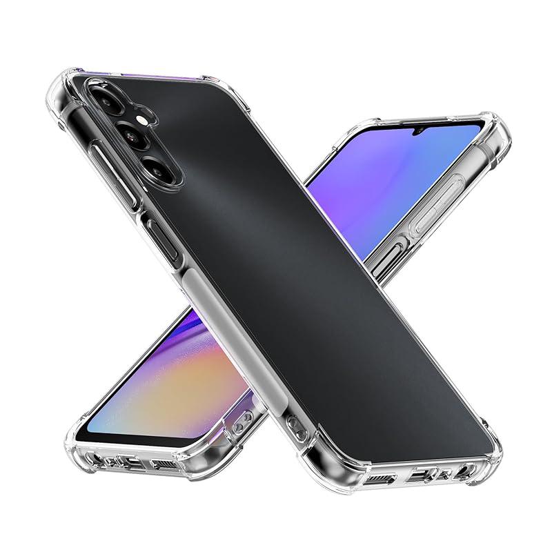 Crystal Shockproof Clear Case For Samsung Galaxy A05 A05S A15 A25 A35 A55 5G Xiaomi Redmi Note 13 Pro Plus K70E 13C Poco X6 Pro 5G Soft TPU Cover
