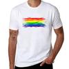 Gay Pride Paint Tshirt Work Style Casual Tshirt