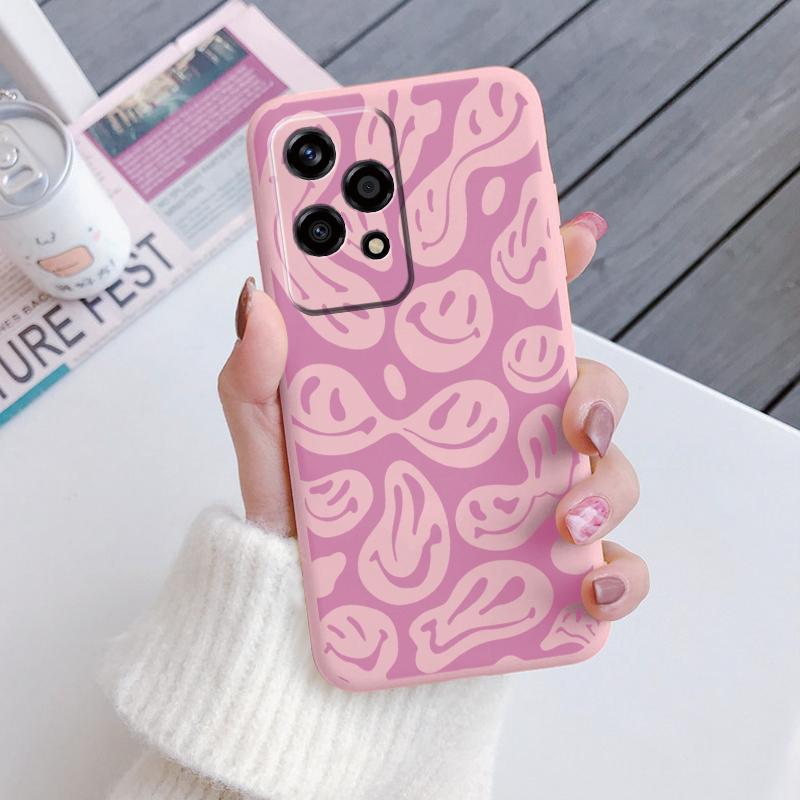 For Honor 200 90 400 Pro Lite Phone Case Brown Leopard Print Soft Silicone TPU Cover Colorful Marble Fundas Coque Shell Bumper