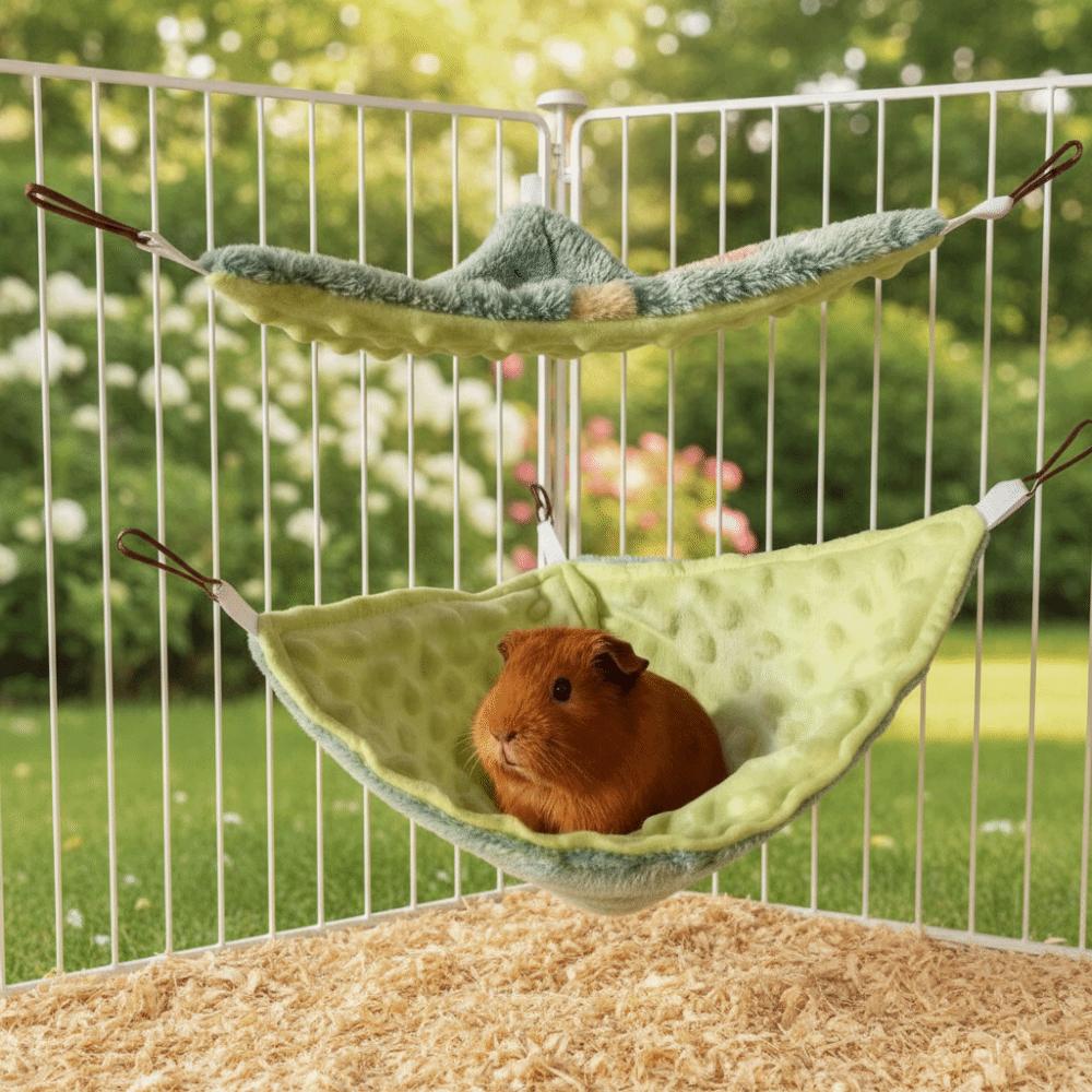 Warm Parrot Cage Hammock Soft Hanging Squirrel Bed Portable Bird Sleeping Bag For Sugar Glider
