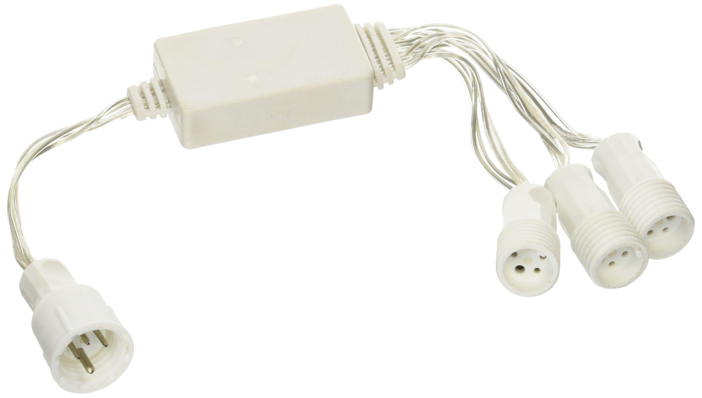 

Takasho Light Accessory, 2-in-1 Blow-On Only, 3-Branch Cord, Approx. 20cm, Illumination, Outdoor, Indirect Lighting, Waterproof, PVC Resin, LIT-09C