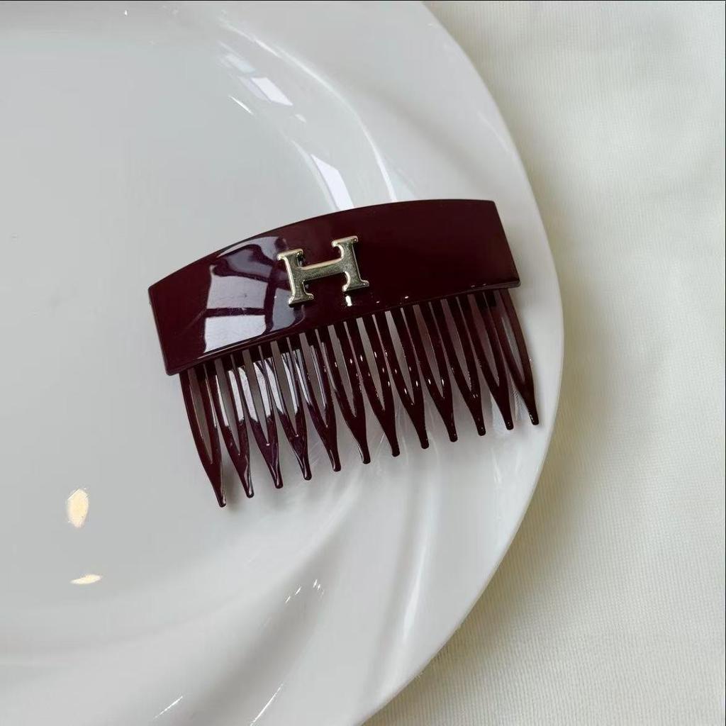 Korean H Letter Fluffy Princess Hairstyle Tooth Comb for Bangs