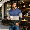 Herren Raglan Langarm T-Shirt mit Rundhalsausschnitt Lässiges T-Shirt für den Alltag