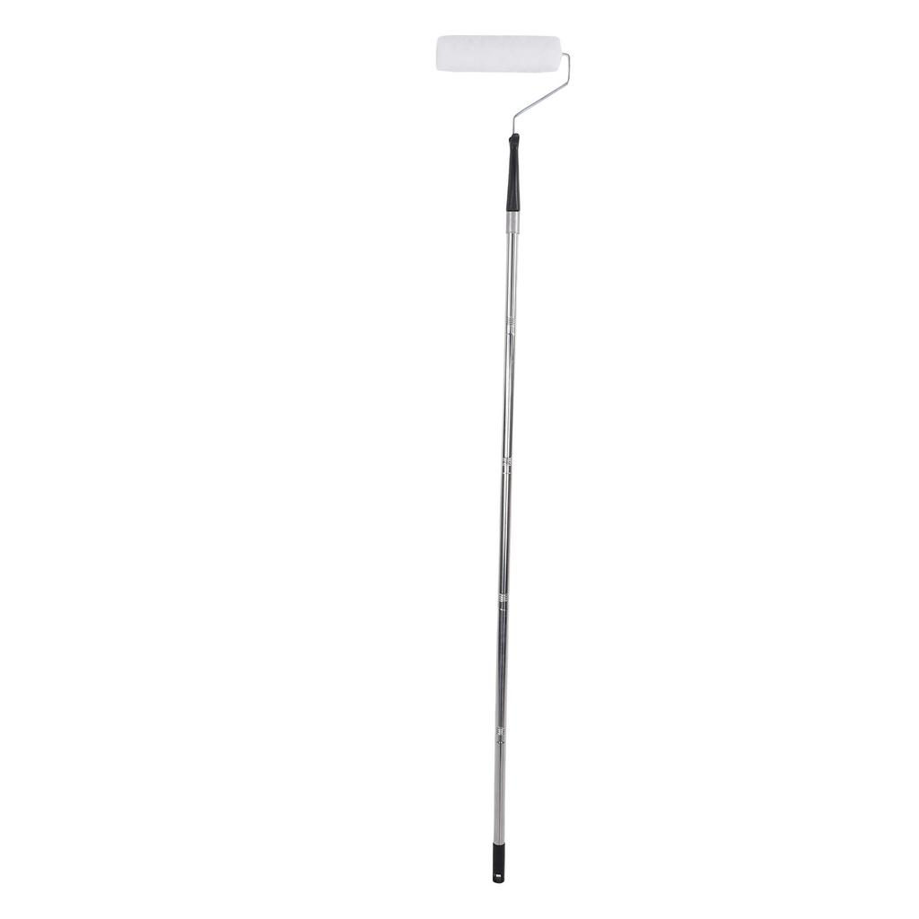 Paint Roller Kit with Extension Pole Stainless Steel Extendable Roller Frame with 3 Paint Roller Covers for House Painting Supplies