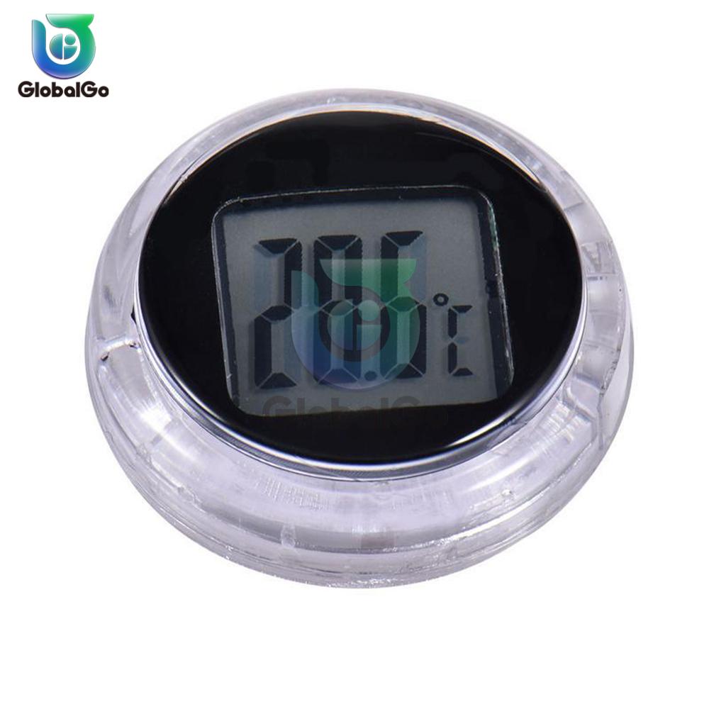 Mini Motorcycle Thermometer Waterproof Stick-On Motorbike Mount Watch Digital Temeperature Meter Waterproof