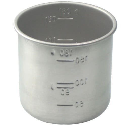 IDEA SEKIKAWA 18-8 Stainless Steel Rice Measuring Cup, 1 Go (1 cup), Silver