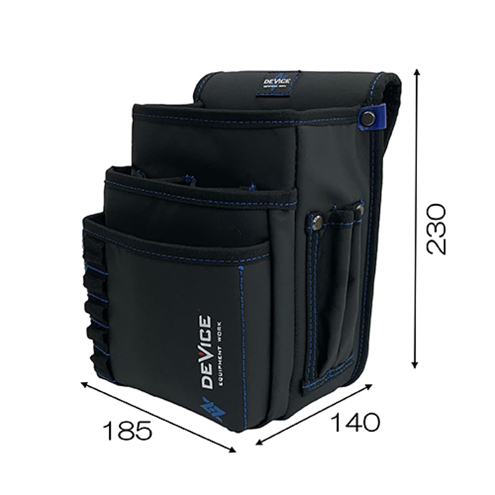 SK11 DEVICE Tool Large Capacity Pouch, 3-Tier, Pockets, DVC-KZ13