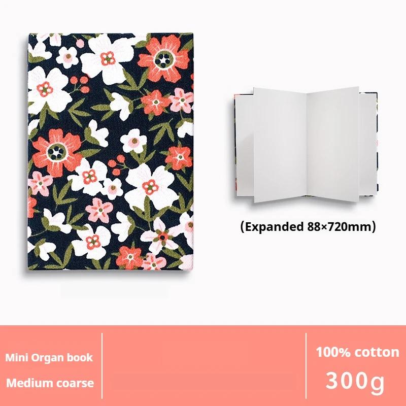 

POTENTATE 300Gsm Watercolor Folded Drawing Pad Organ Sketch Book Notebook Cold Press Paper for Designer Drawing Artist Student