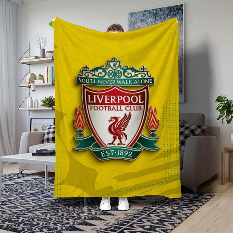Fc Liverpool Crest Emblem Blanket Camping Trip Home Decor Air Conditioning Blanket Office Rest Blanket Bedroom