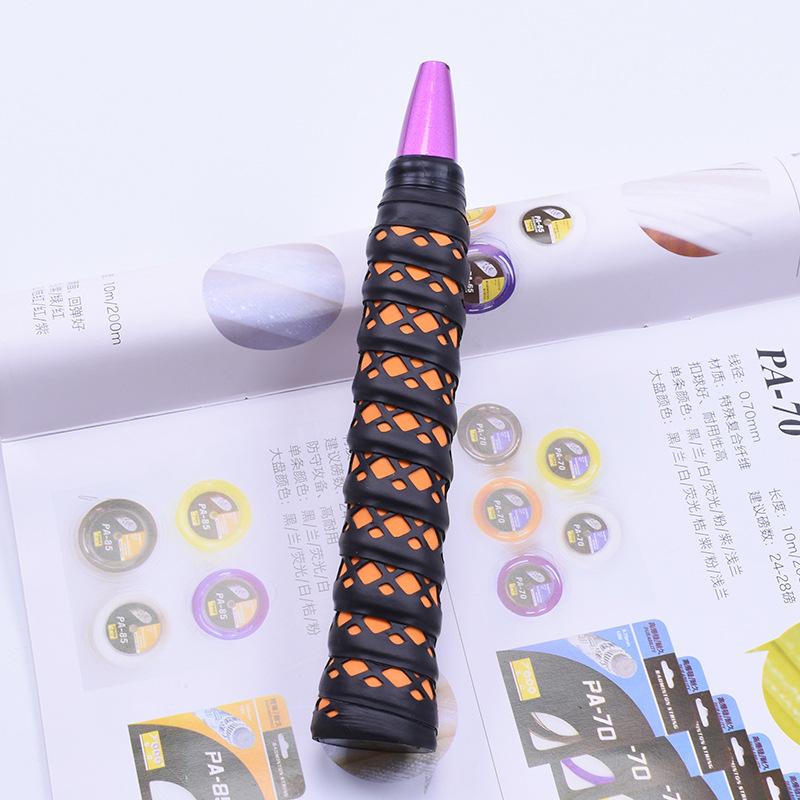 Sweat-absorbing Belt Hand Glue Two-color Keel Hand Glue Net Badminton Racket Sweat-absorbing Belt Fishing Rod Grip Non-slip Winding Belt чёрный
