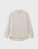 WORK ON BODY OFF Claire Semi-Overfit Linen Shirt [Oatmeal]