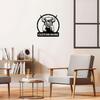 Metal Wall Art Highland Cow Farmhouse Decor Vintage Countryside Sign Gift