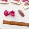 Rose Red Kawaii Bowknot Hairpins Children Baby Girls Kids Hair Clips Bow Pin Barrettes Accessories Hairgrips Headdress Headwear