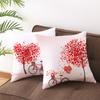 Valentine's Day Love Tree Series Peach Skin Pillowcase Valentine's Day Sofa Pillowcase Home Fabric