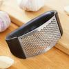 1pc Stainless Steel Rocker Garlic Press - Effortless Mincing, Crushing, and Chopping - Washable, Space-Saving, Essential Kitchen Gadget for Apartment