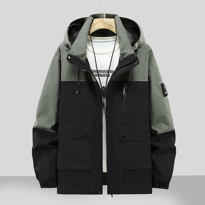 2026 Plus Size Waterproof Windproof Hooded Outdoor Workwear & Mountaineering Jacket