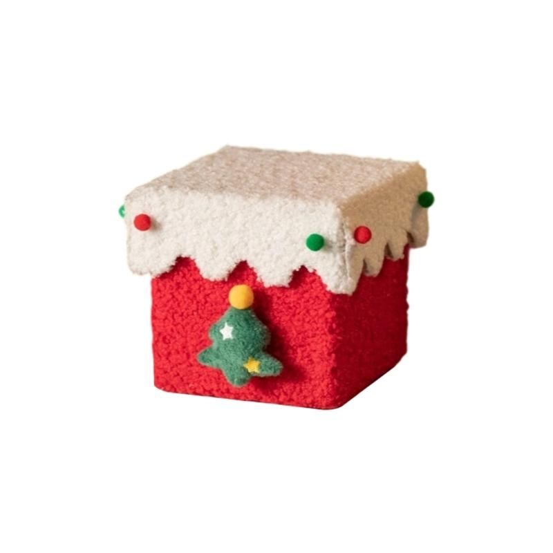 User Friendly Holiday Storage Box Craft Set Featuring Cardstock Base And Soft Lambswool Accent