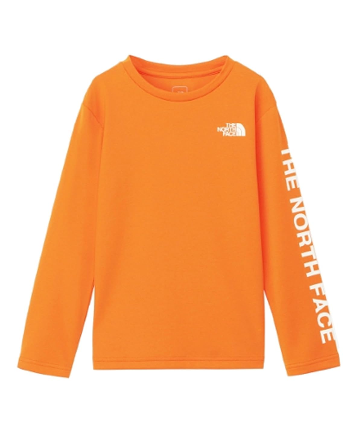 

The North Face TNF Be Free Russet Size 150 L/S Tee, Orange,