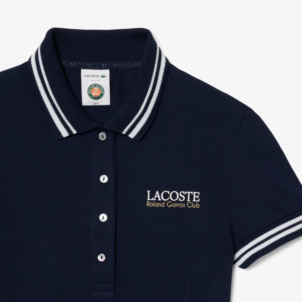 [Lacoste] Women's Roland Garros Tennis Pique Polo Shirt PF0582-56G166