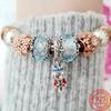 Original Christmas Car & Tree Reindeer Mouse Charm Red Love Beads Fit Bangle Make Your Own Metal Accessory Gift Elegant Fashion Beautiful Lovely