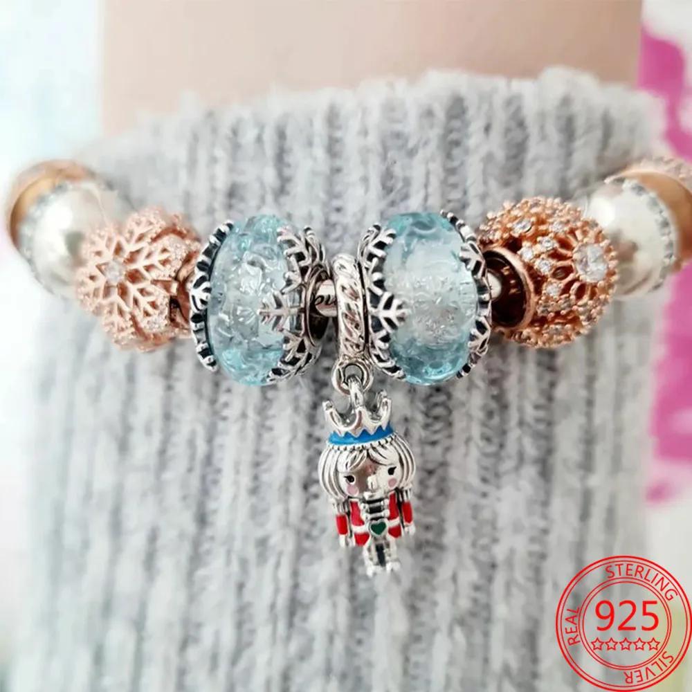 Original Christmas Car & Tree Reindeer Mouse Charm Red Love Beads Fit Bangle Make Your Own Metal Accessory Gift Elegant Fashion Beautiful Lovely