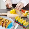 6 szt. Stojak na 4 tacos 6 kolorów Stojak na tortille Premium Stojaki do prezentacji meksykańskiego jedzenia Kuchnia