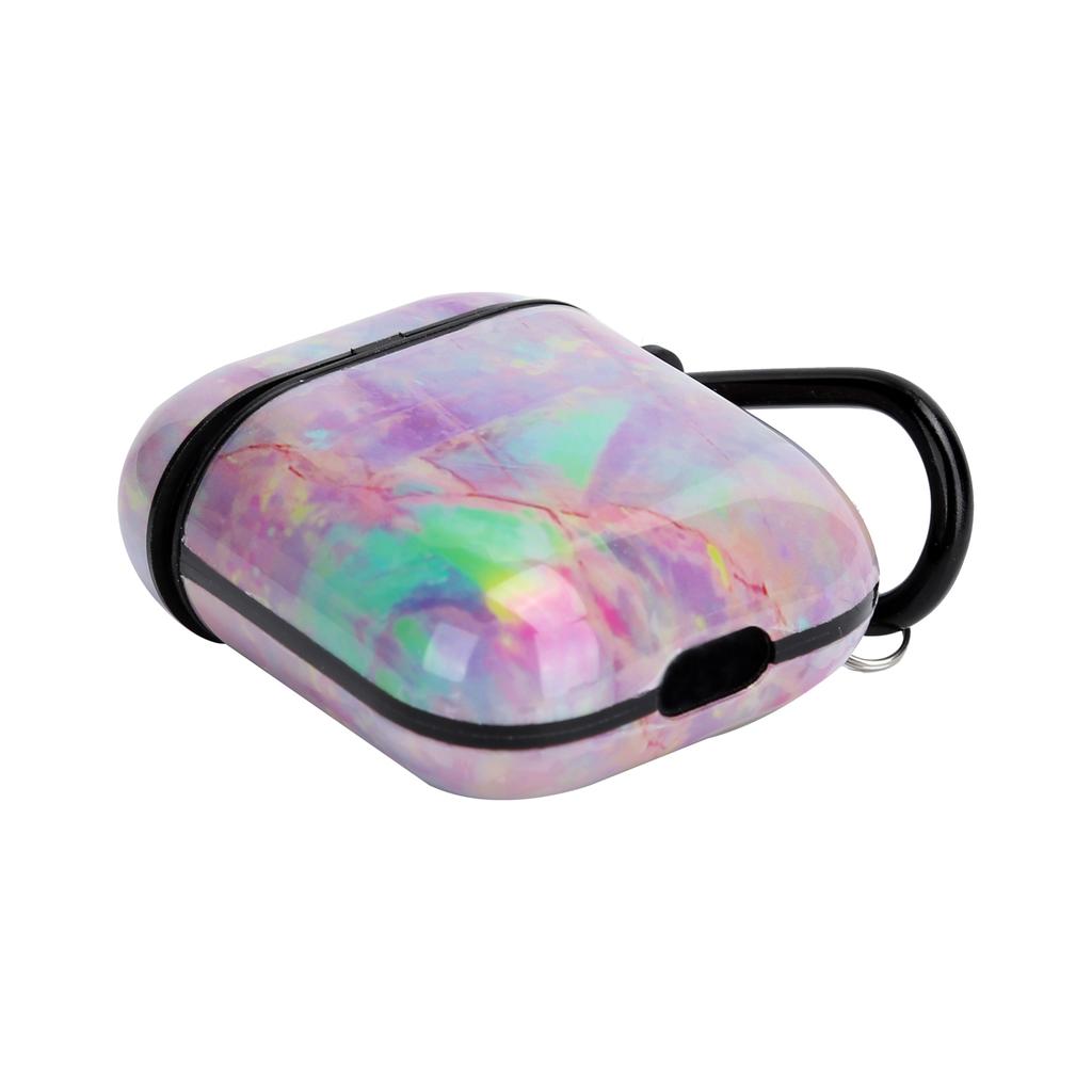 ABS Earphone Cover Case Sleeve Protector with Hanging Buckle for IOS Earbuds 1 2