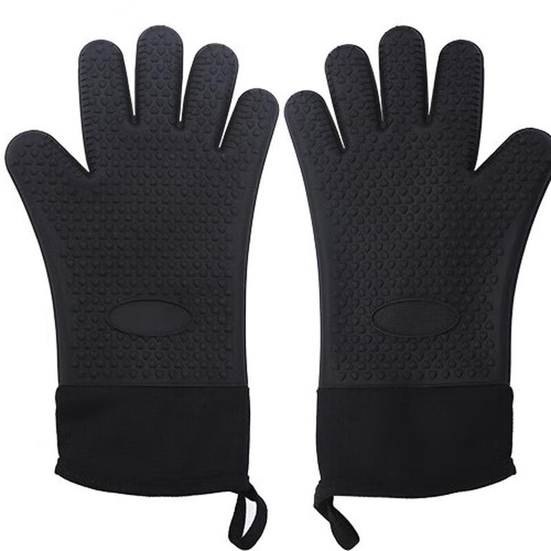ZISIZ Herzförmiger Silikon-Back- & Mikrowellenhandschuh