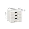 Drawer Cabinet with Combination Lock PrivacyFocused Lockable Storage Easy to Clean