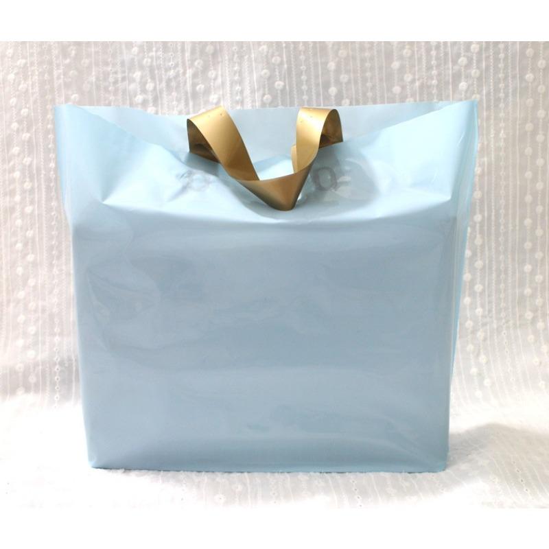 Thick Colored Tote Pocket Plastic Gift and Clothing Packag Bags Shopping Pouch DIY Handmade Clothing Stationery Dessert Cake Multi Functional Handbag