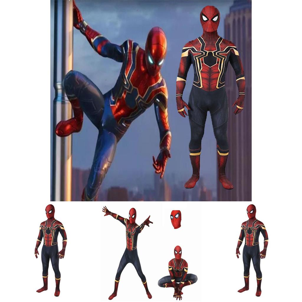 Spider-man Homecoming Iron Spiderman Suit Superhero Costume For Kids And Adults