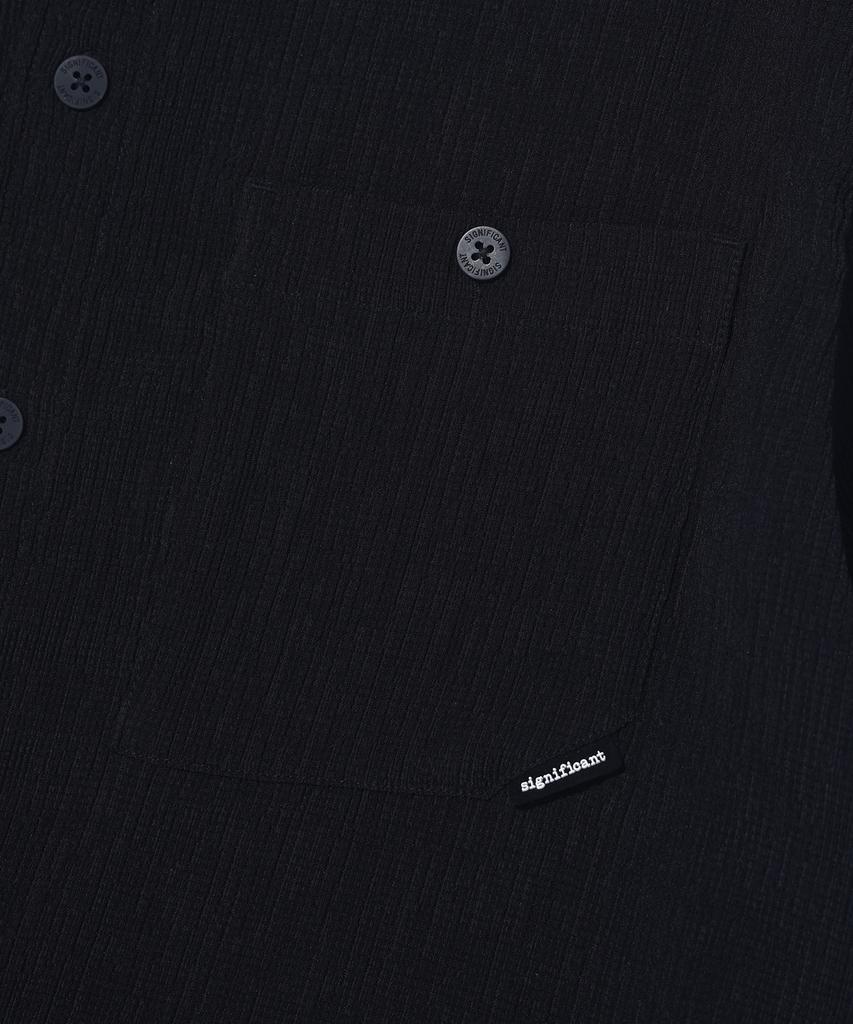 Sigeunipikeonteu Two-Pocket Pleated Short Sleeve Shirt Lq2Yu357_Black