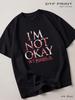 Black T-shirt My Chemical Romance (MCR), Rock Back In