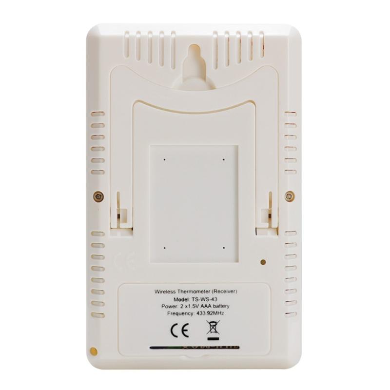 Wireless Indoor Outdoor Thermometer Hygrometer Digital Easy to Read Gauge for Home Bedroom Office Monitor Equipment Too